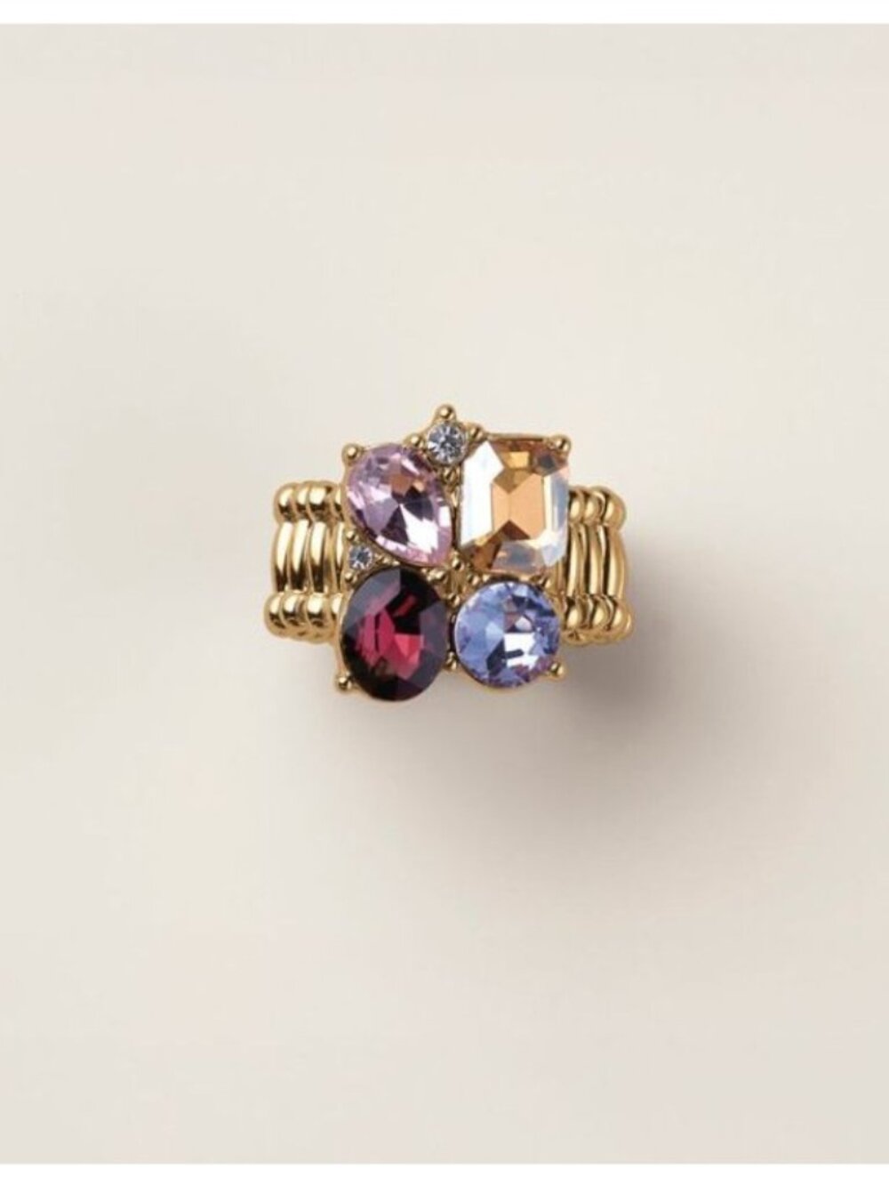 Avon Studio 1886 Sunset Gemstone Stretch Ring-New In Box
